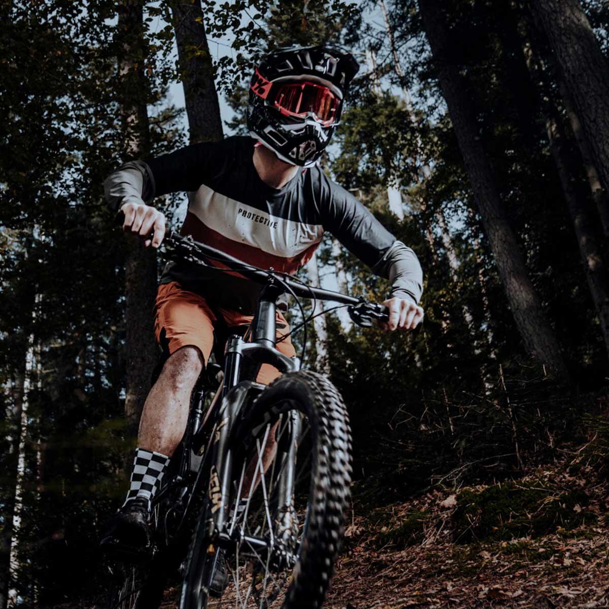 Baggy fietsbroek - Heren - P-New Toy - bruin 6/7