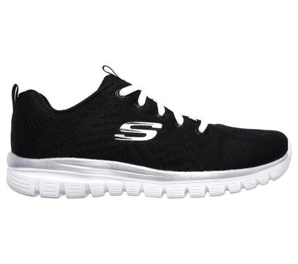 Zapatillas Skechers modelo 12615-BKW para mujer