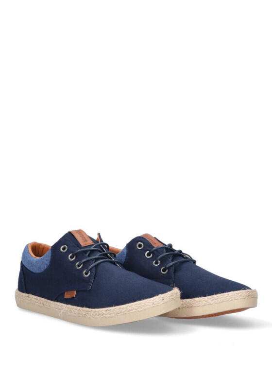 Deportivas Lona Hombre Suela Plana - Modelo 84666 Marino 2/6
