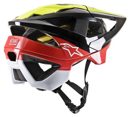 Casque Alpinestars Vector Tech Pilot Mips Noir / Jaune / Rouge 2/3
