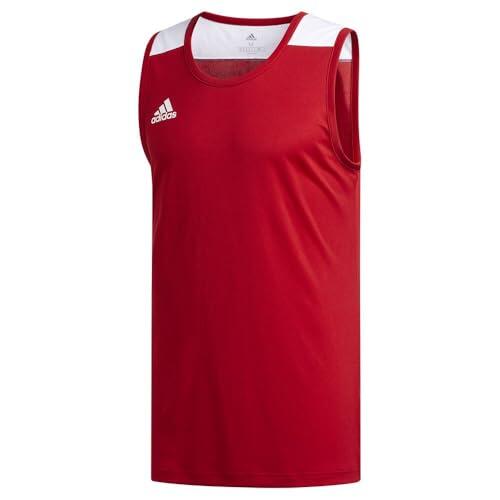 Canottiera Adidas C365 per Uomo in Power Red/White Taglia XS