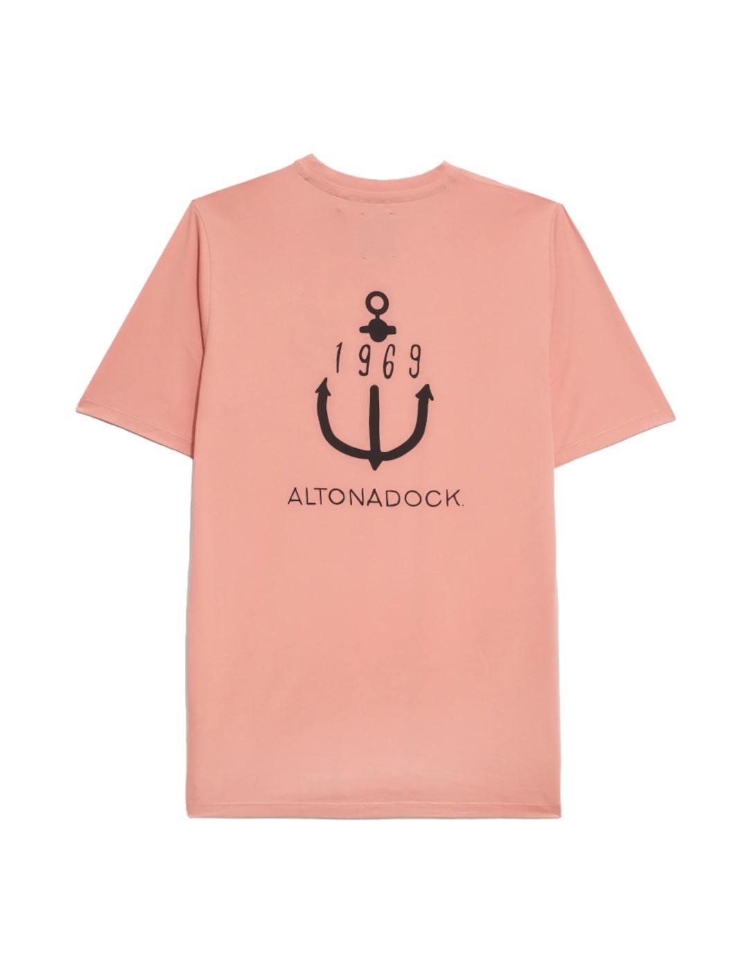T-Shirt für Männer Altonadock Terrakotta Koralle 2/4