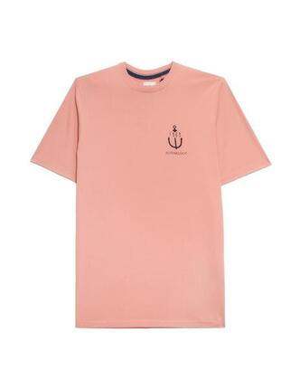 T-Shirt für Männer Altonadock Terrakotta Koralle