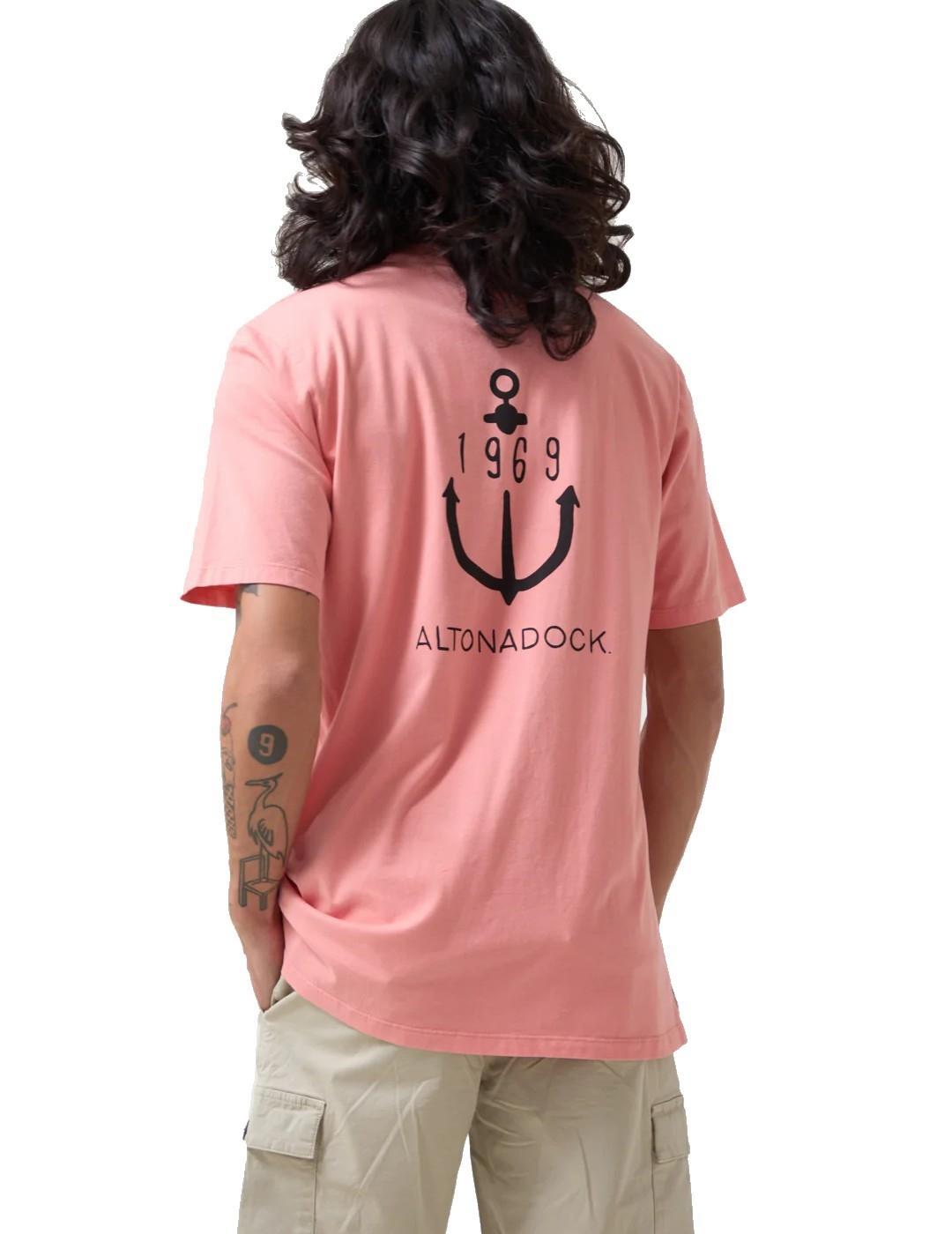 T-Shirt für Männer Altonadock Terrakotta Koralle 4/4