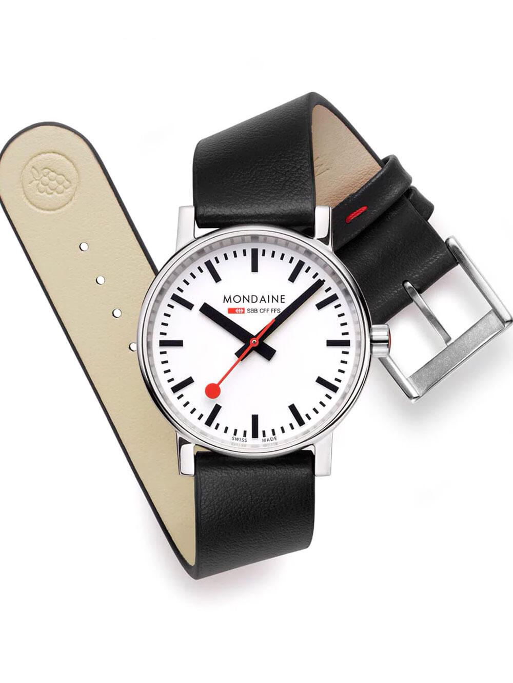 Damenuhr Mondaine MSE.35110.LBV, Quartz, 35mm, 3ATM 2/5