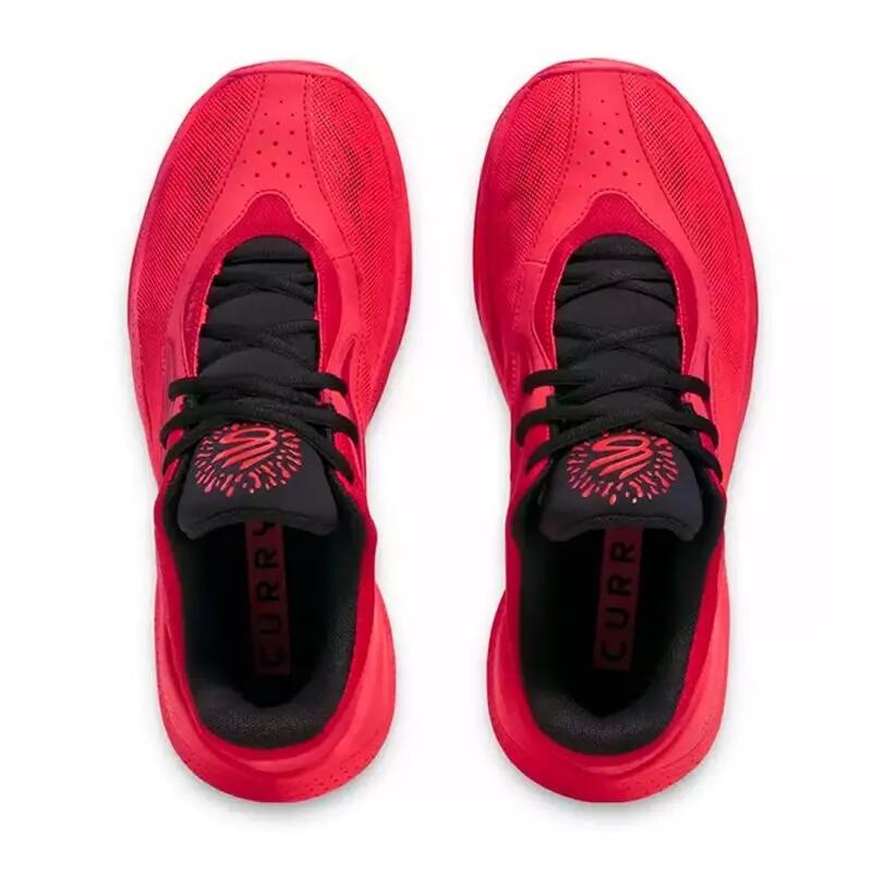 Chaussure de Basketball Under Armour Curry Splash 25 Rouge 3/4