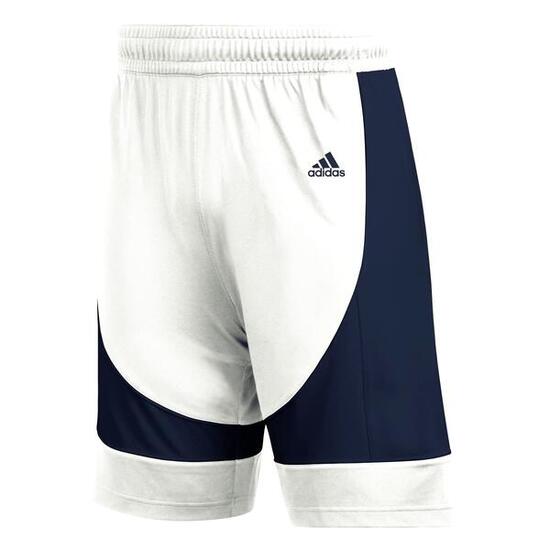 Short de basket Adidas Next PRM homme - Blanc/Marine, Taille M