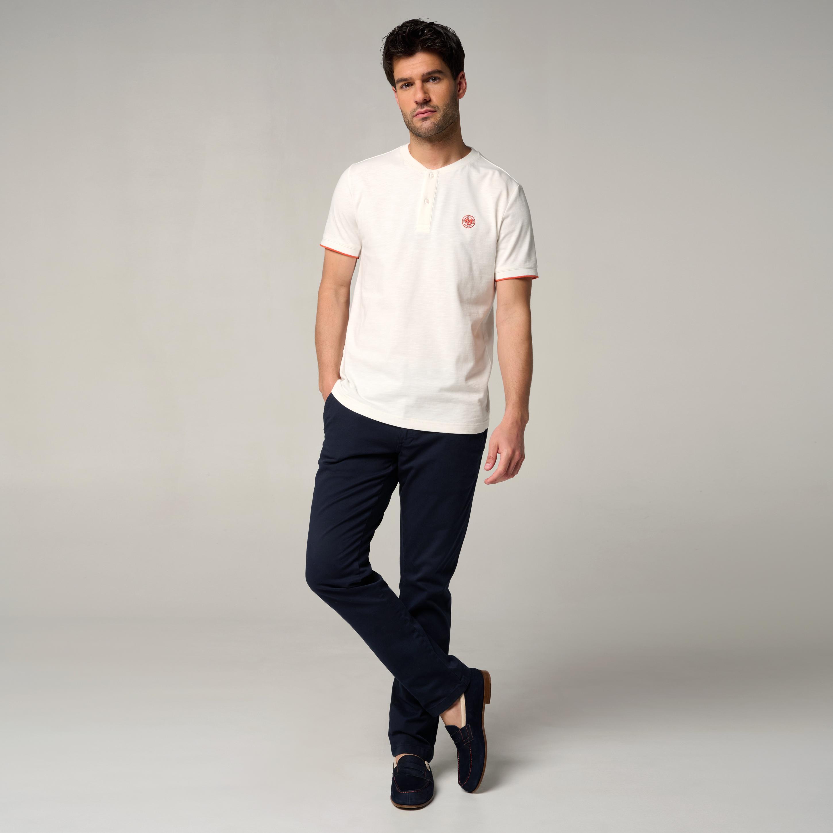 Polo Heritage Homme Roland-Garros - Ecru 3/5