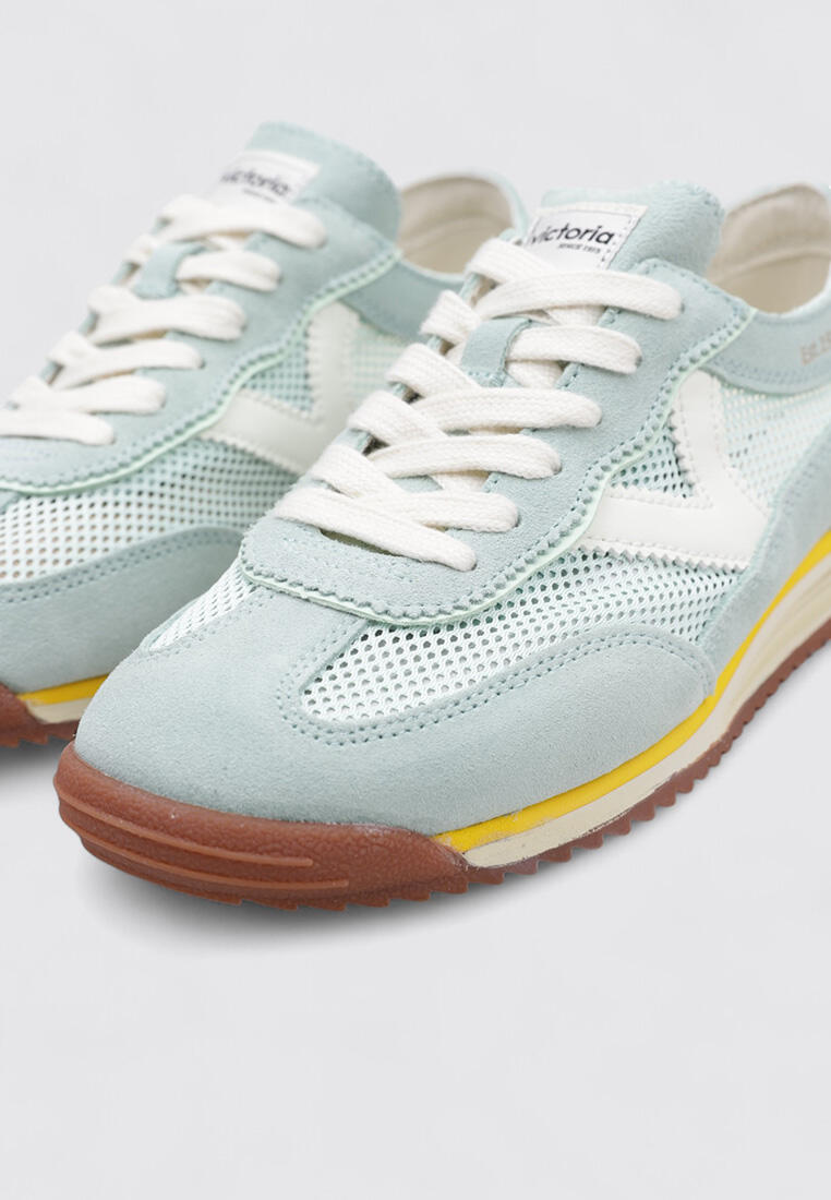 Zapatillas Deportivas Mujer Victoria SATURNO SERRAJE & REJILLA Verd 3/6