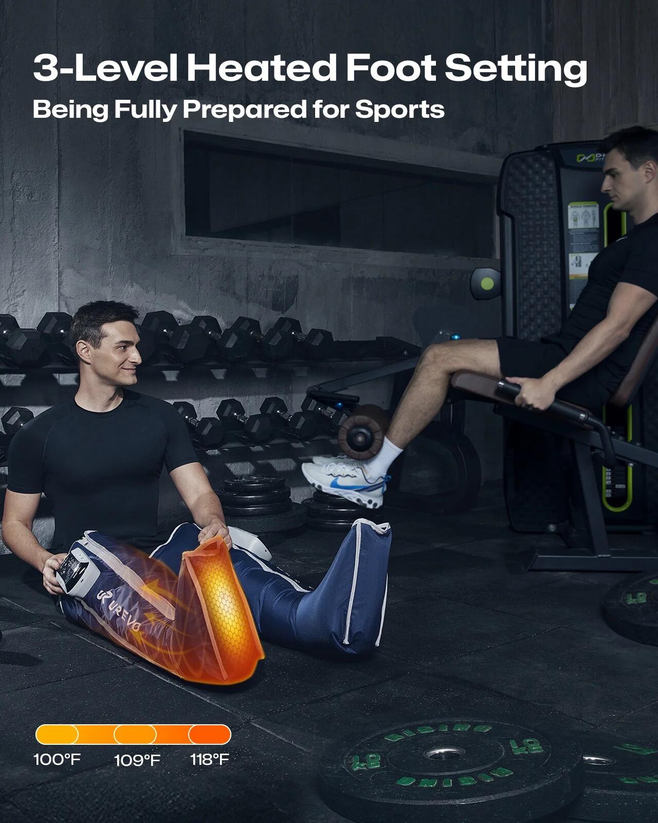 UREVO Wireless Recovery Massager Blau 4/7