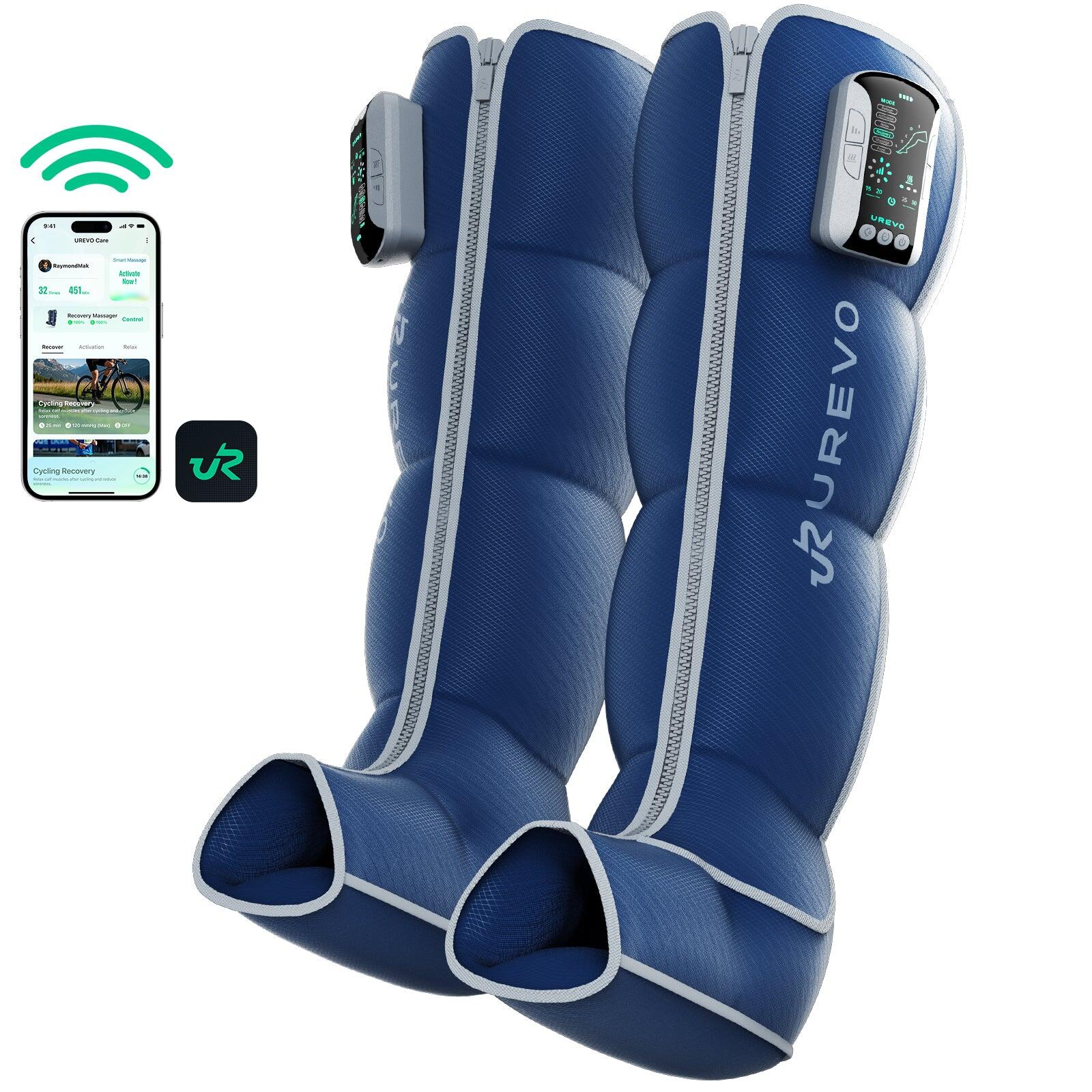 UREVO Massaggiatore wireless per il recupero UREVO -Trattamento intensivo per le gambe