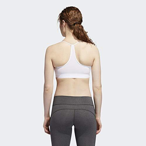 Top Sportivo Adidas All Me Badge Of Sport per Donna - Bianco, Taglia M 4/5