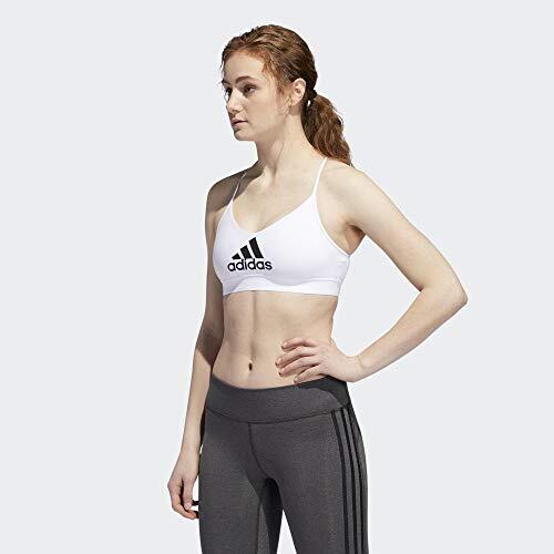 Top Sportivo Adidas All Me Badge Of Sport per Donna - Bianco, Taglia M 2/5