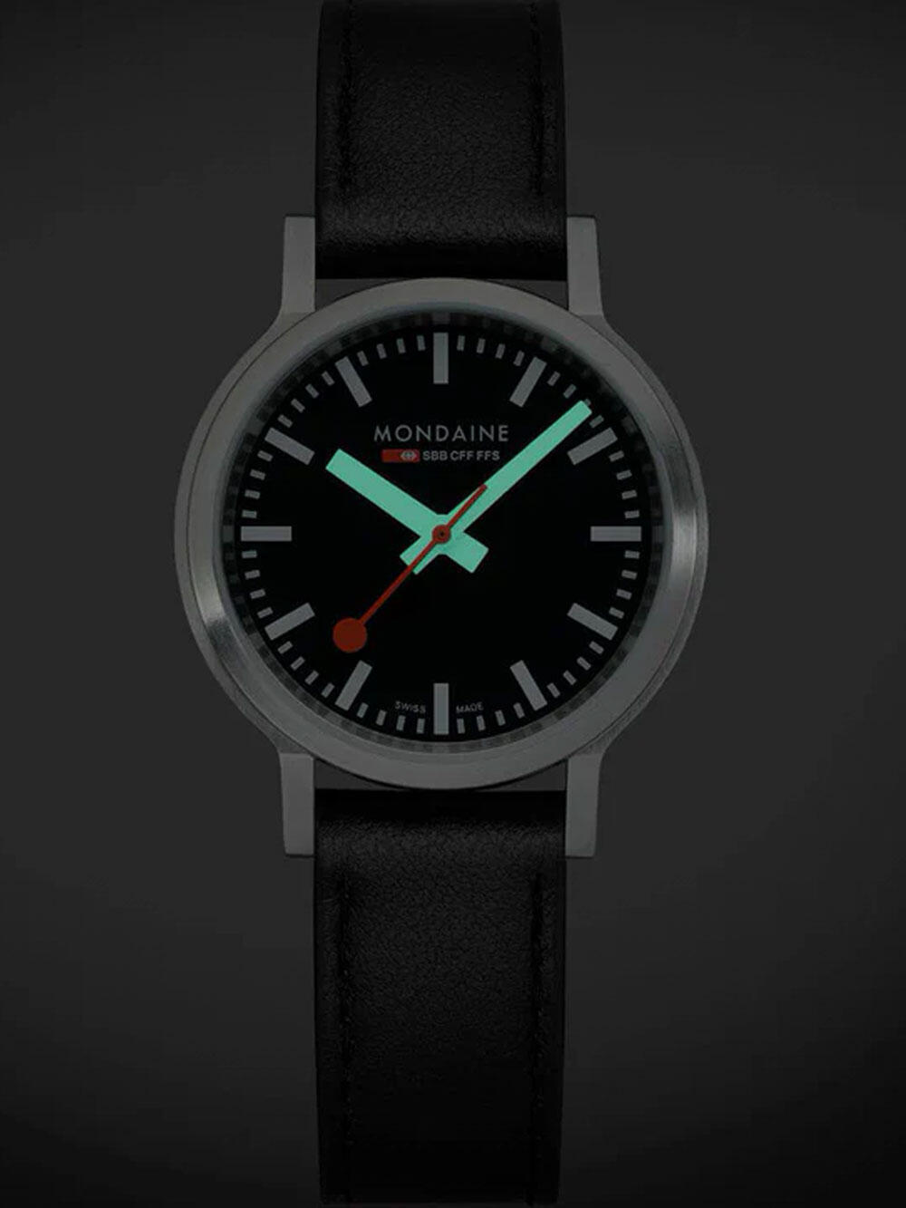 Damenuhr Mondaine MST.34020.LBV.SET, Quartz, 34mm, 3ATM 3/5