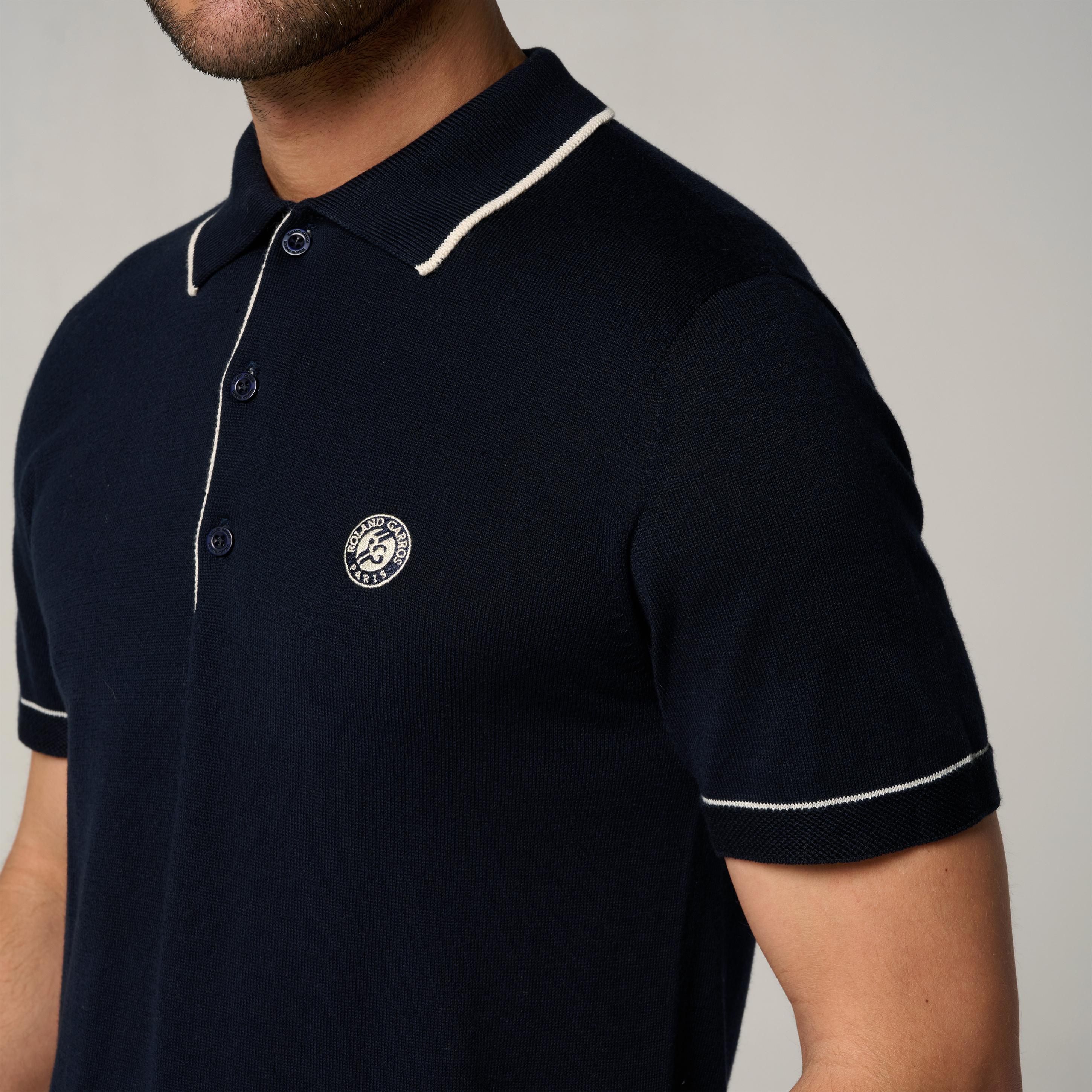 Polo Heritage Homme Roland-Garros - Marine 2/5
