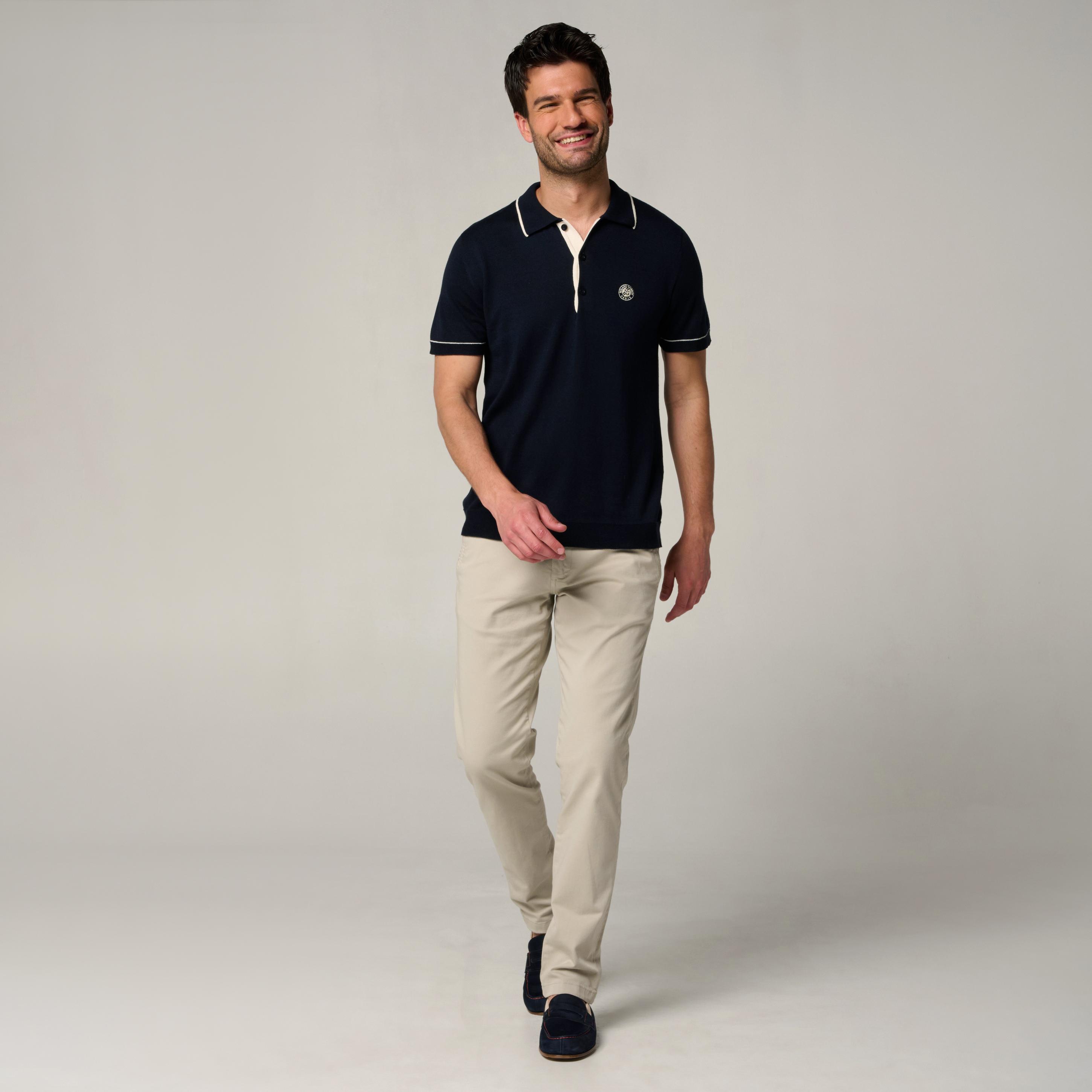 Polo Heritage Homme Roland-Garros - Marine 3/5