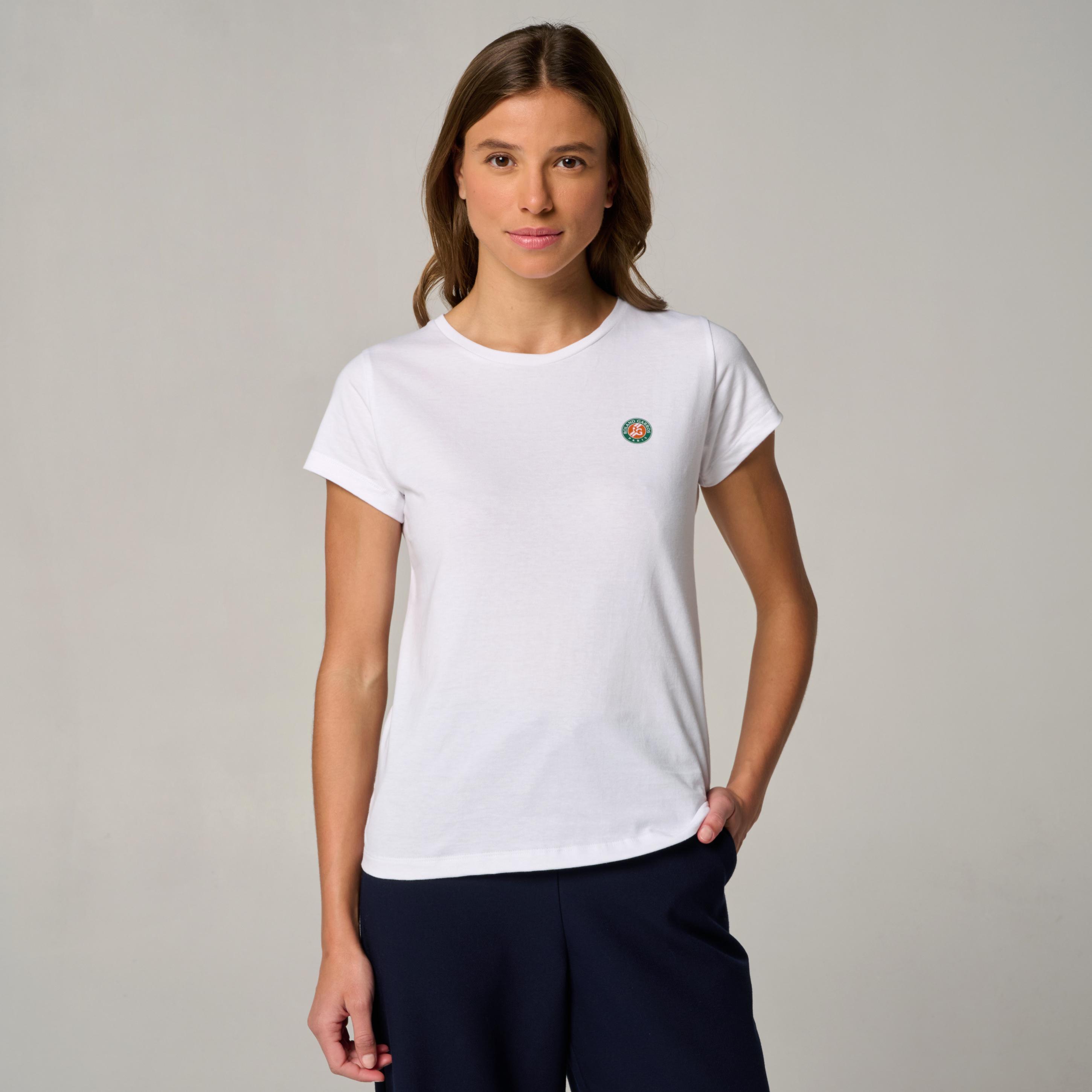 T-Shirt Affiche 2025 Femme Roland-Garros - Blanc 4/5