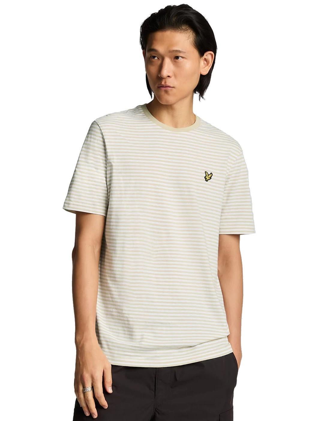 Camiseta para Hombre Lyle & scott Blend Beige 2/4