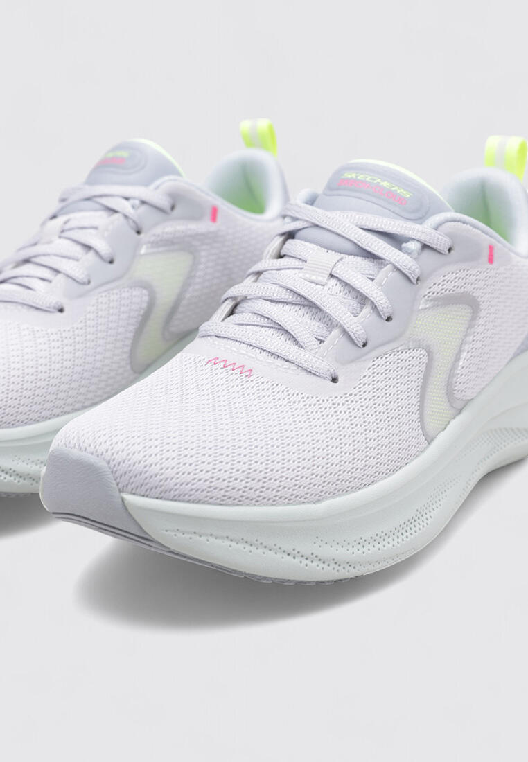 Chaussure de randonnée Baskets Femme Skechers SKECH CLOUD Blan 3/5