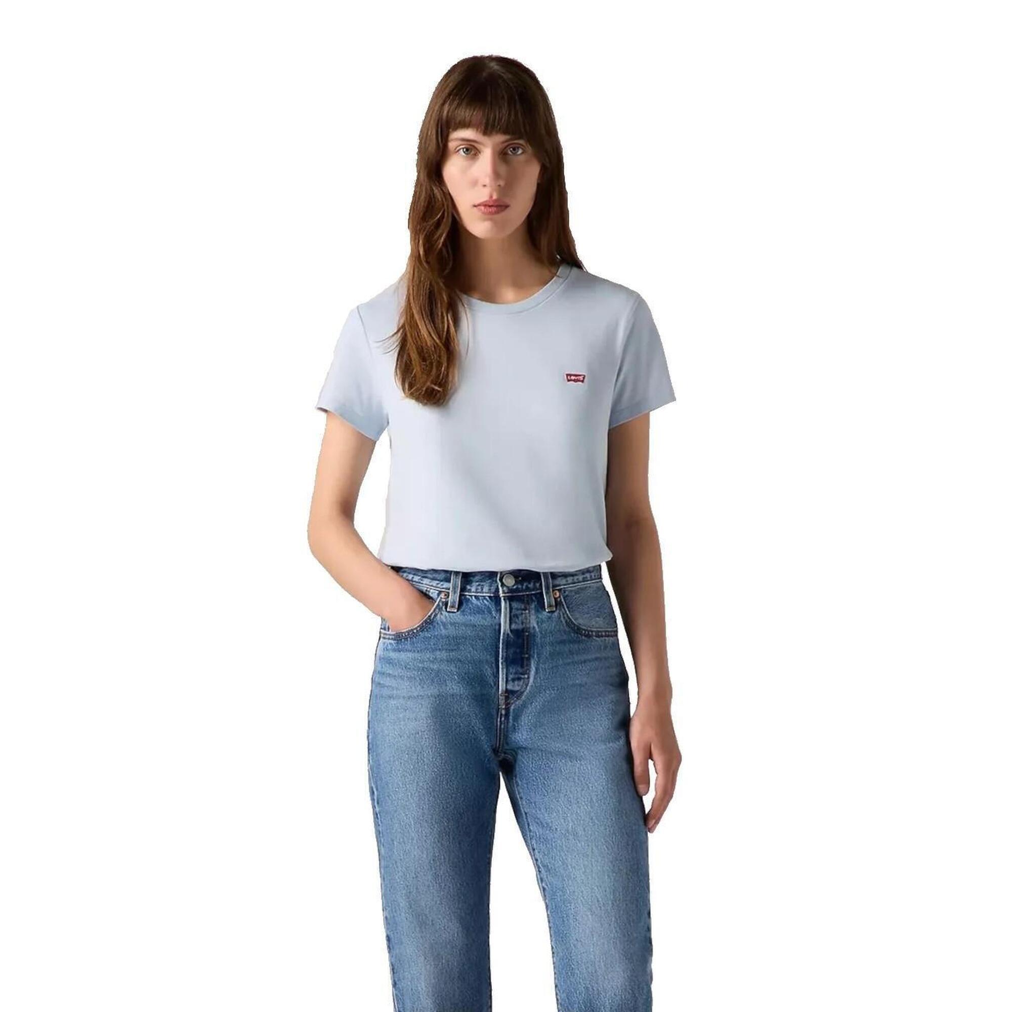 Levi's - T-shirt Pour Femme Levis 39185 Bleu - T-shirt Manches Courtes - Bleu - 42 M/l - Decathlon