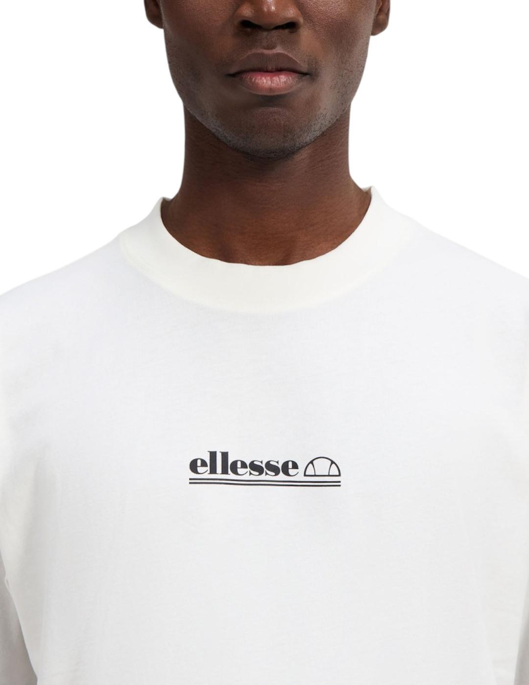 Polo de navegación, camisetas para hombre Ellesse Byronso Blanco 4/4