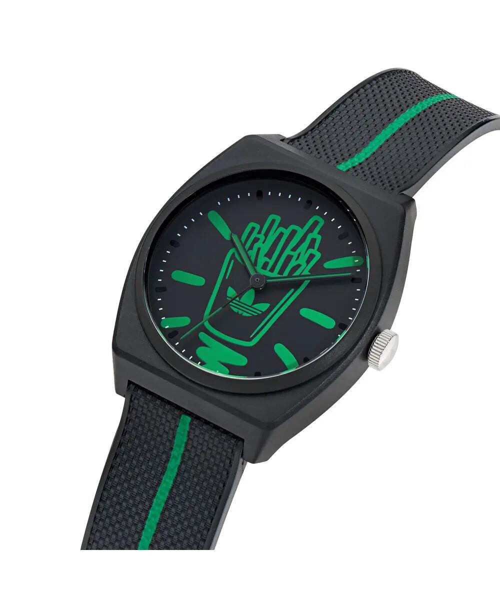 Adidas Originals Analog Uhr Schwarz/Schwarz AOST25040 2/6