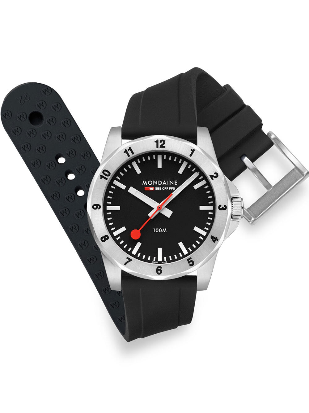 Mondaine MSN.42120.RB, Quartz, 42mm, 10ATM 4/5