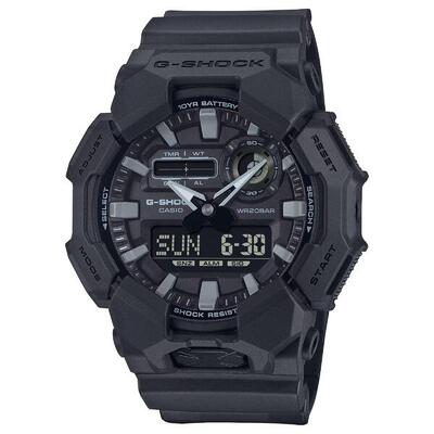 Casio analoog en digitaal horloge zwart/zwart ga-010-1a1er
