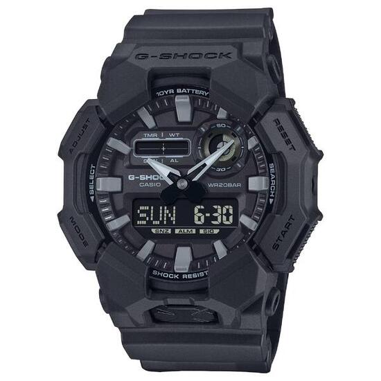 Casio Analoog En Digitaal Horloge Zwart/Zwart GA-010-1A1ER