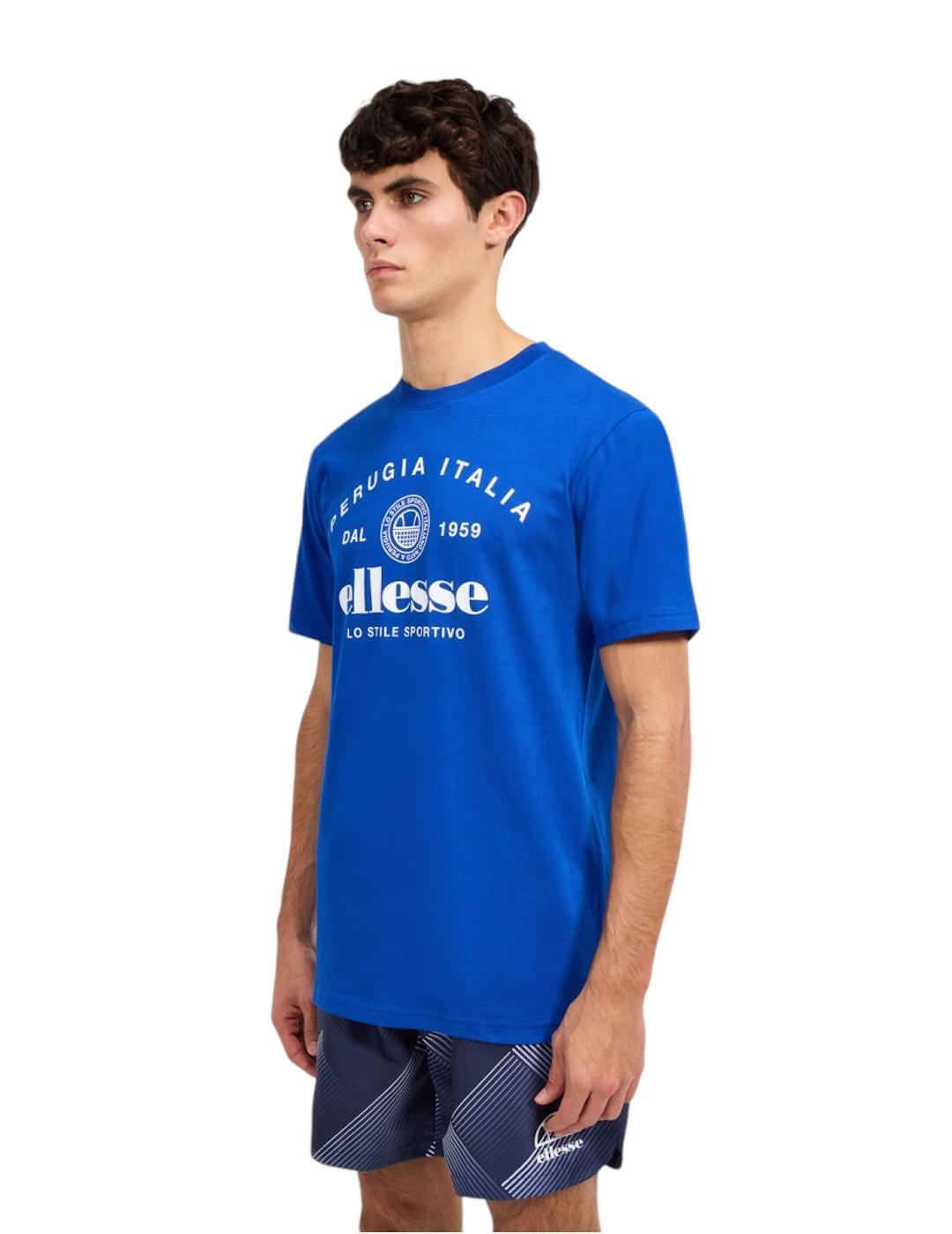 Camiseta para Homem Ellesse Pepito Azul 3/5