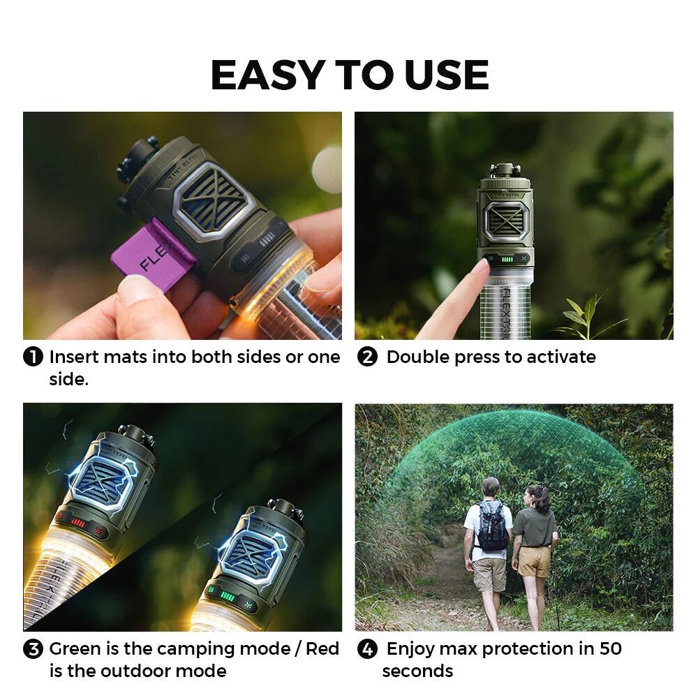 TINY REPELLER S – 2-in-1 Tragbarer Mückenschutz mit Beleuchtung 6/7