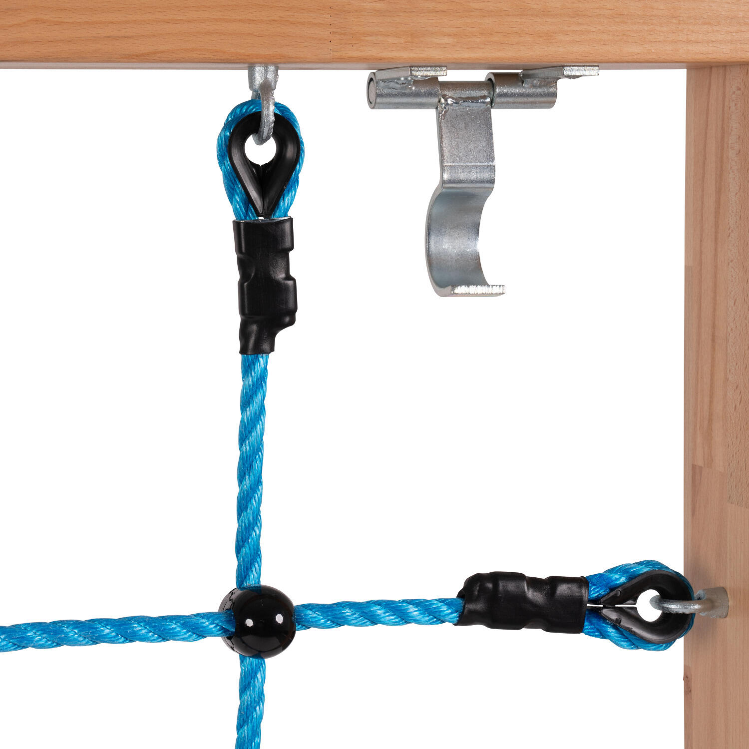 Kletterelement Kombi-Kletterrahmen Kinderturnen Unisex Natur, Blau 4/4