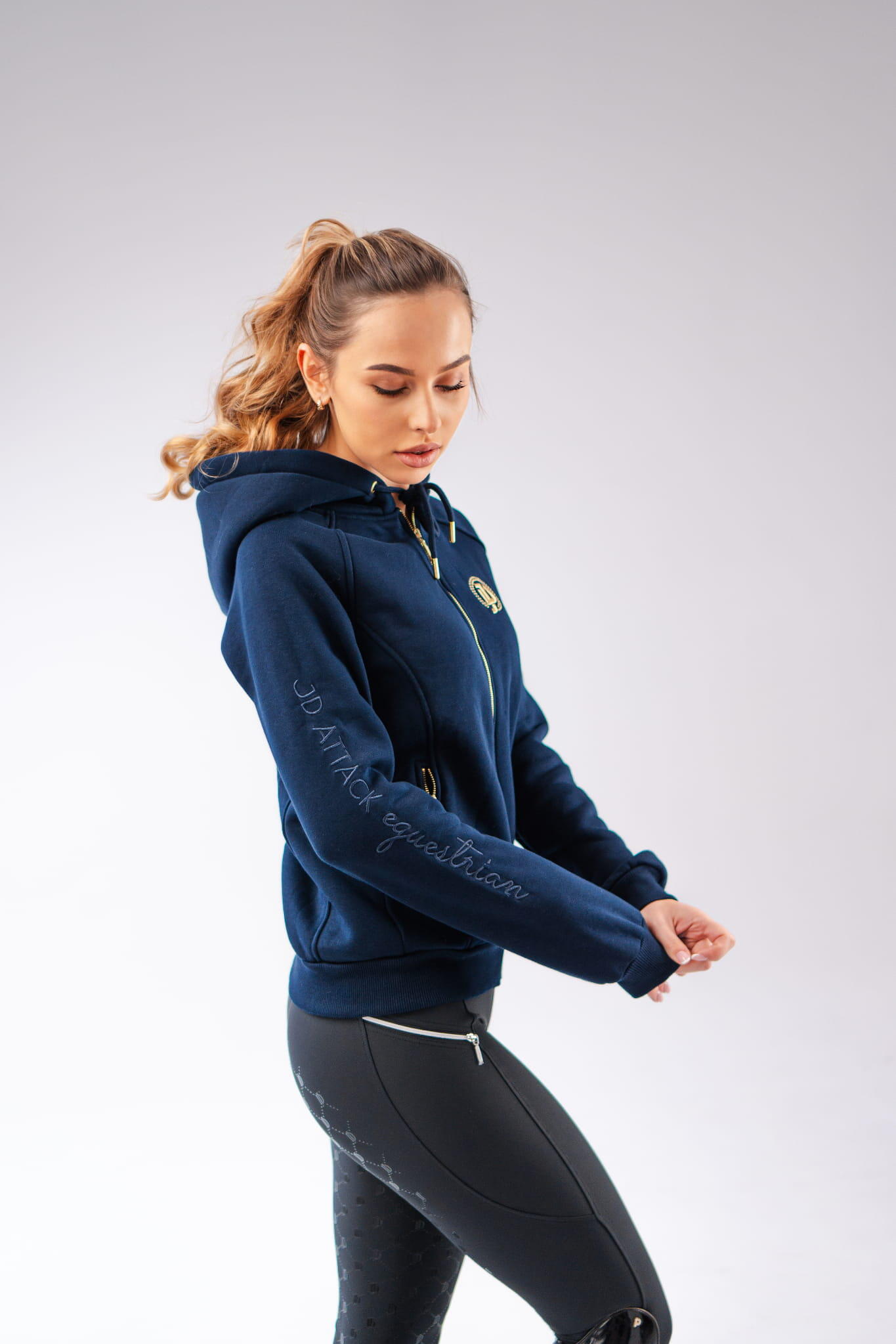 Josie Sudadera Hípica Mujer Marino L 4/5
