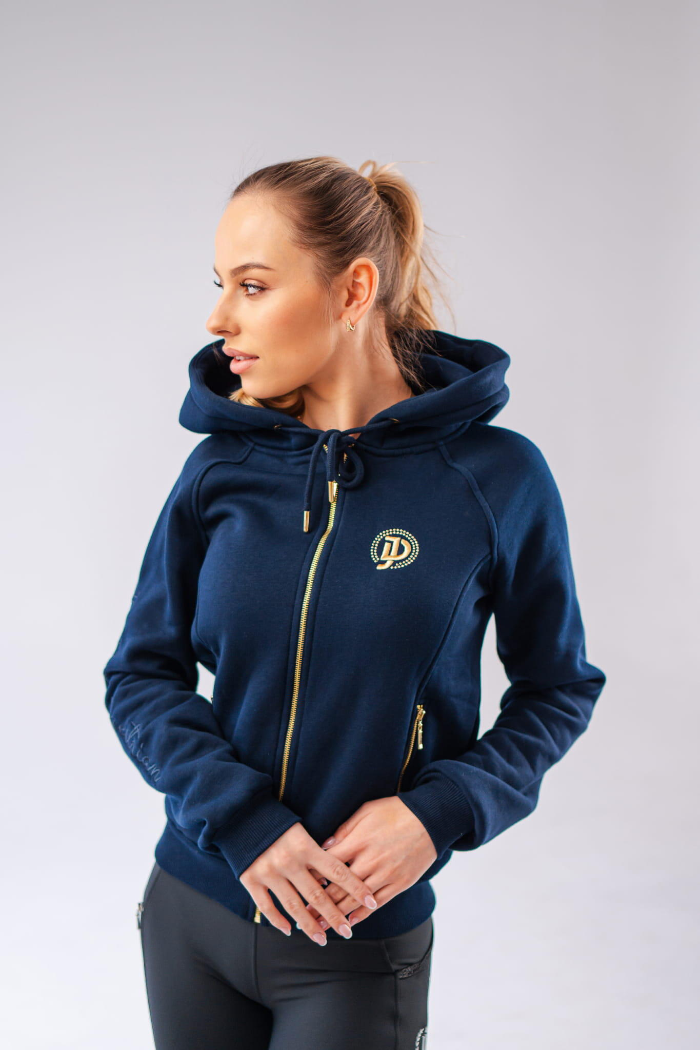 Josie Sudadera Hípica Mujer Marino L 2/5