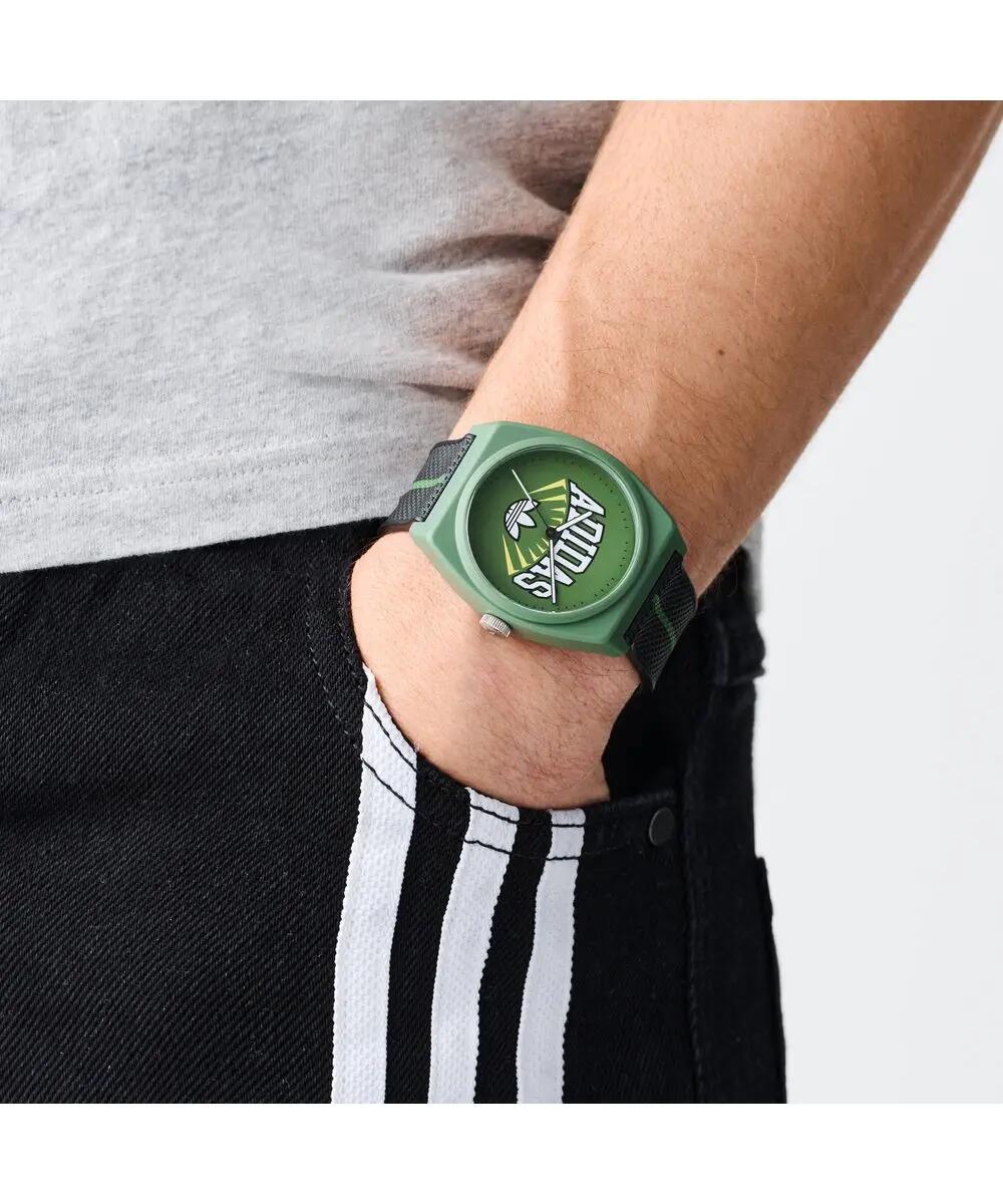 Adidas Originals Analoog  Horloge Zwart/Groen AOST25036 4/6