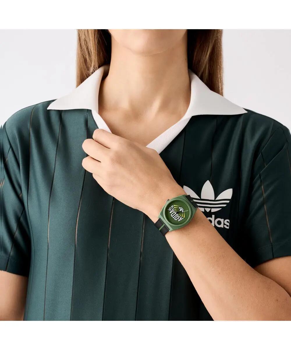 Adidas Originals Analoog  Horloge Zwart/Groen AOST25036 5/6