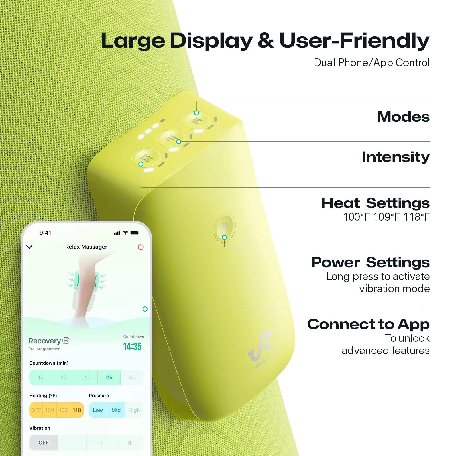 Kabelloser Relax-Massager UREVO – Ultimatives Beinforming 4/7
