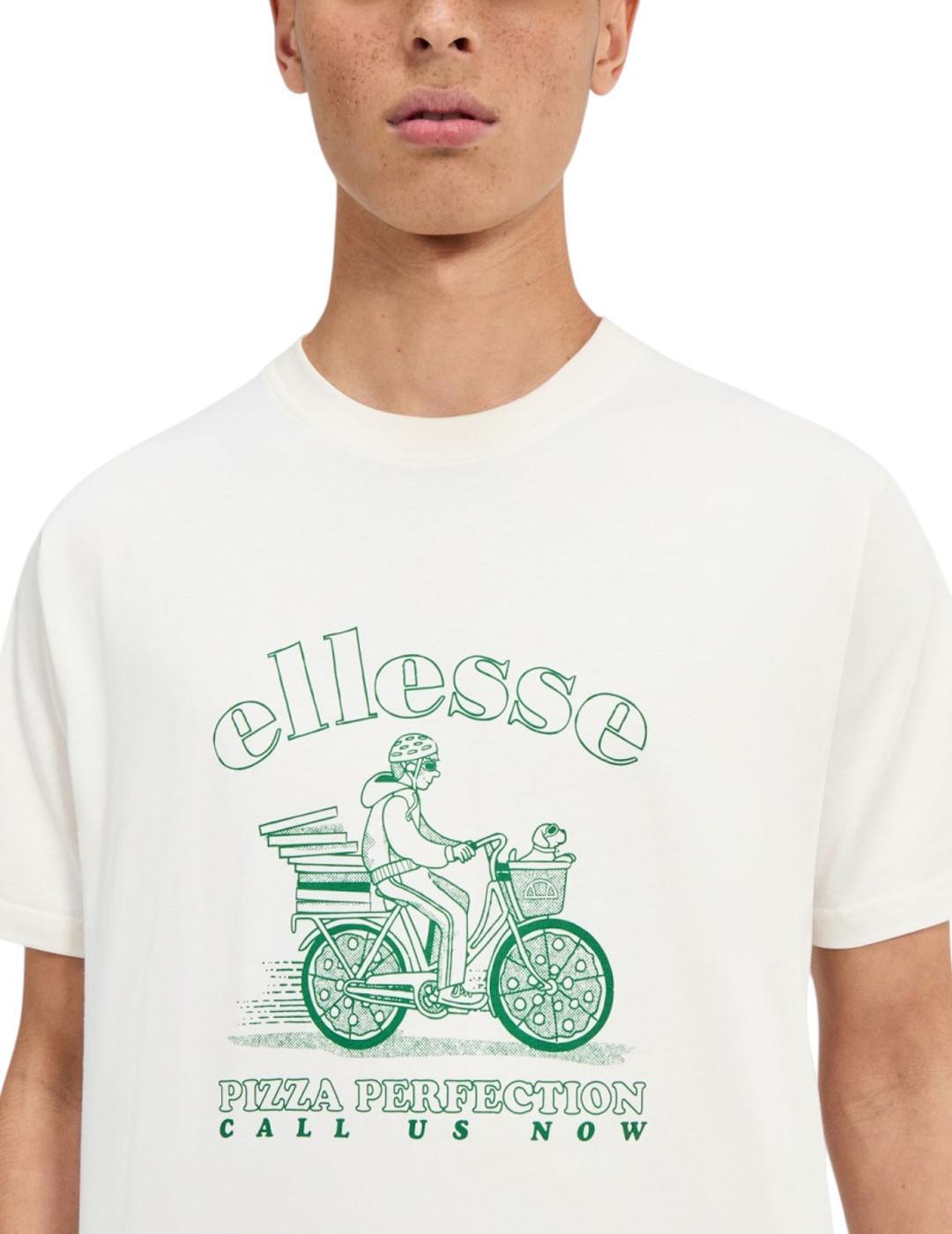 T-shirt pour Homme Ellesse Mellino Blanc 4/5