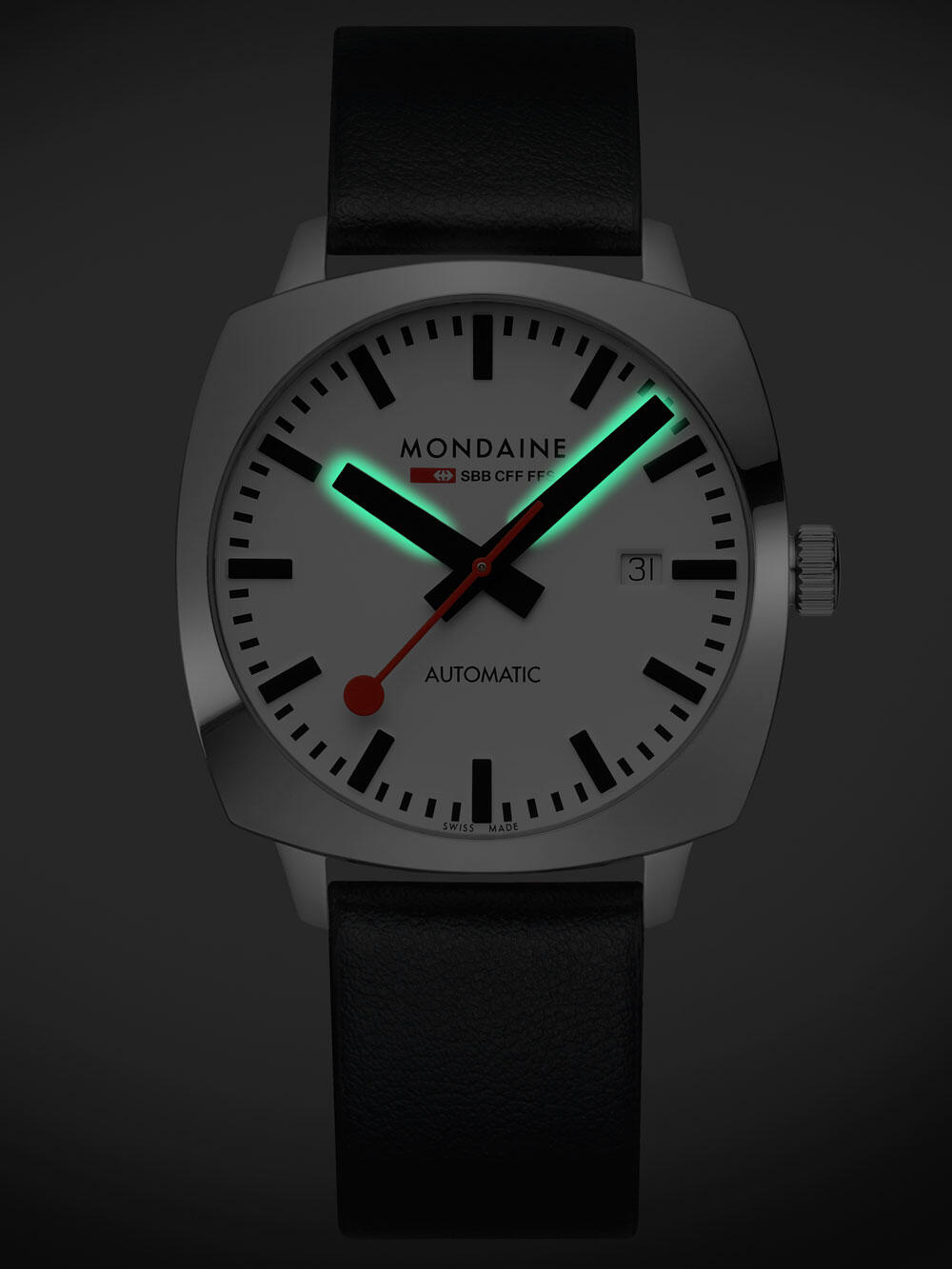 Mondaine MSL.3961B.LBV, Automatic, 39mm, 10ATM 3/5