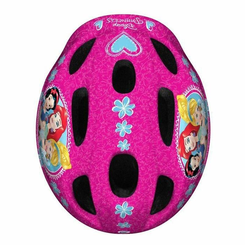 Casca de protectie pentru copii cu marime reglabila, 53-56 cm, Princess