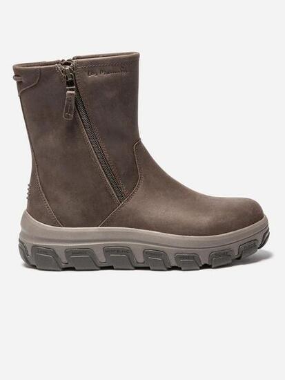 Boots zippées Femme - MIKAELA Marron