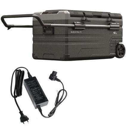 EZA Glacière à compression Blizz-E Flex 73 litres Camping-car + Adaptateur
