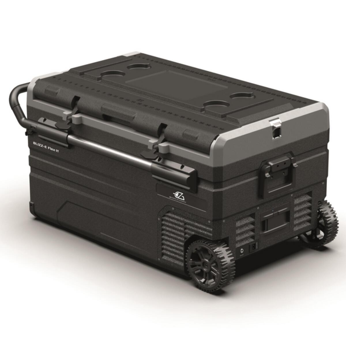 EZA Glacière à compression Blizz-E Flex 91 litres Camping-car + Adaptateur 3/5