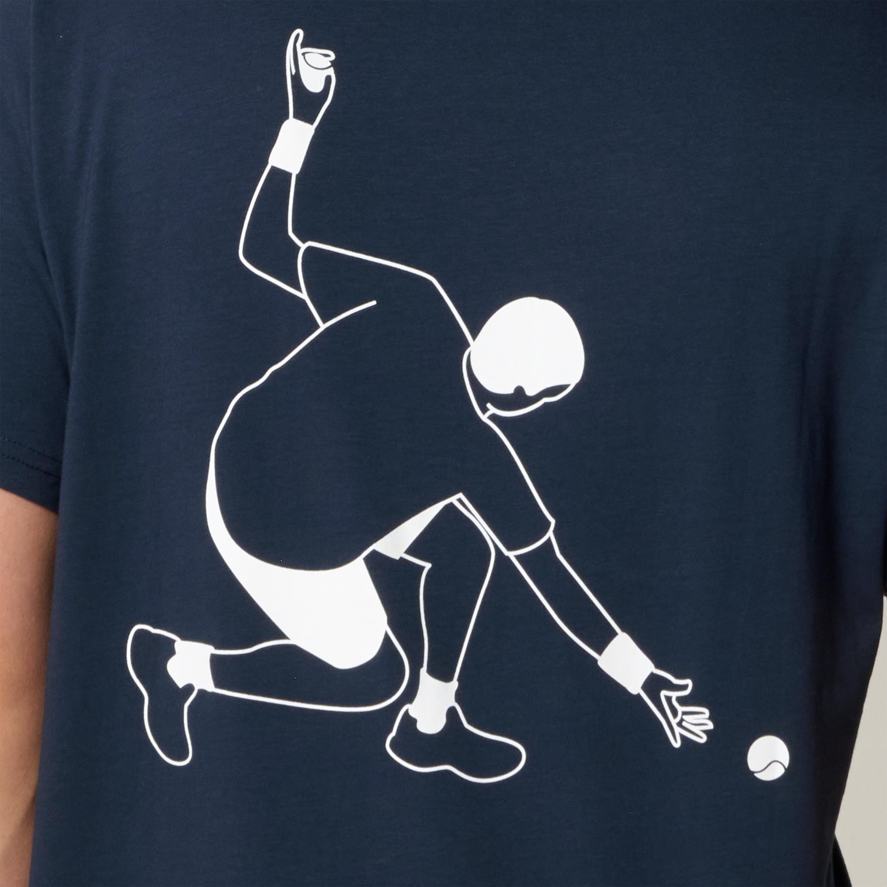 T-Shirt Ramasseur Homme Roland-Garros - Marine 2/5