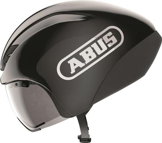 ABUS GameChanger TT 1.1 Casco Crono - Shiny Black L (57–61 cm)