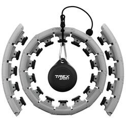 Cerceau de fitness avec picots de massage Trex Sport 400 g gris