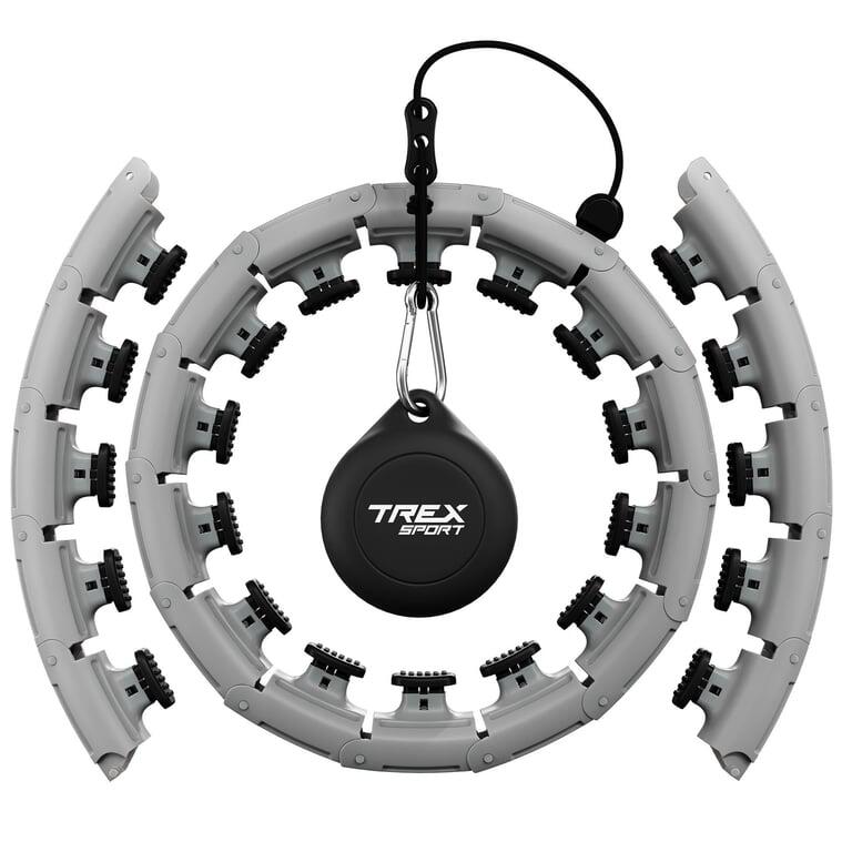 Trex Sport - Cerceau De Fitness Avec Picots De Massage Trex Sport 400 G Gris - Hula Hoop - Gris|noir - Decathlon