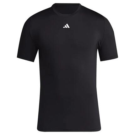 T-shirt thermique à manches courtes Adidas pour homme - Noir