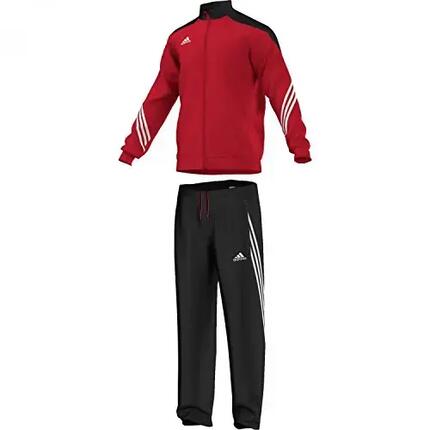 Ensemble de sport Adidas Sere14 pour enfants en noir/rouge/blanc, taille 152
