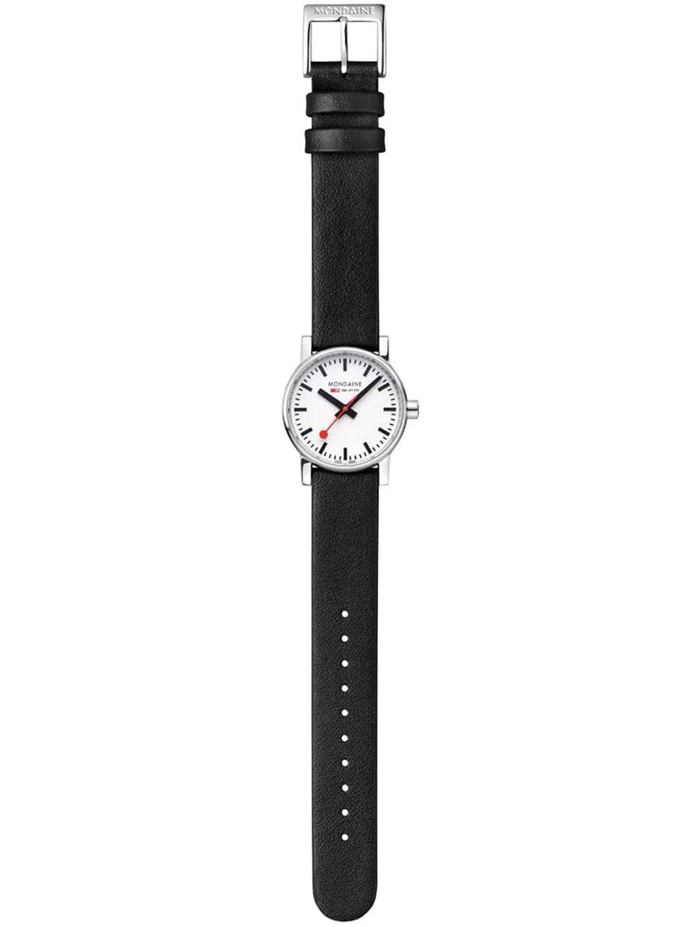 Damenuhr Mondaine MSE.30110.LBV, Quartz, 30mm, 3ATM 3/5